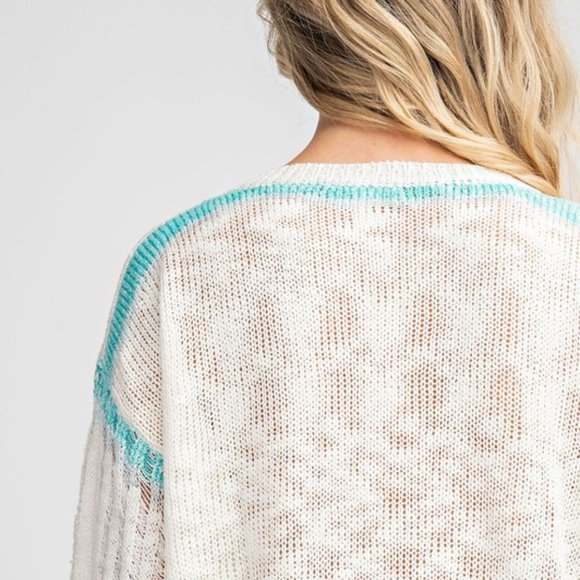 Lightweight Loose Knit Sweater - Picture 6 of 6